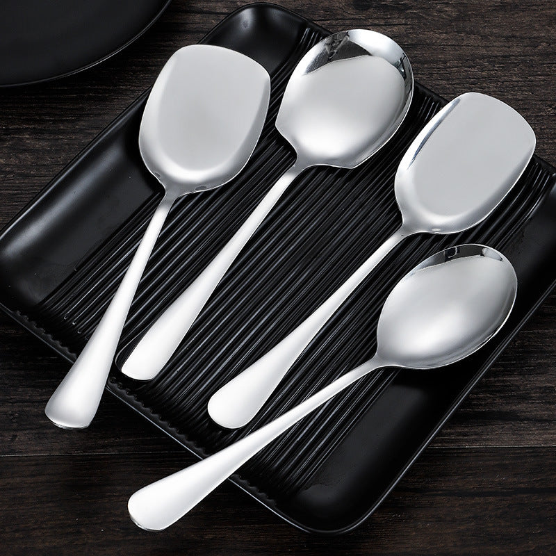 Large Stainless Steel Spoons, Serving Spoons for Hotel Meals