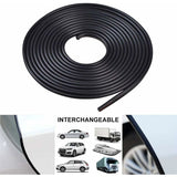 Car Door Protector Rubber Strip Door, 5M Car Door Edge Protector Door Strip Edge Strip Rubber Strip Anti-Scratch - Side View