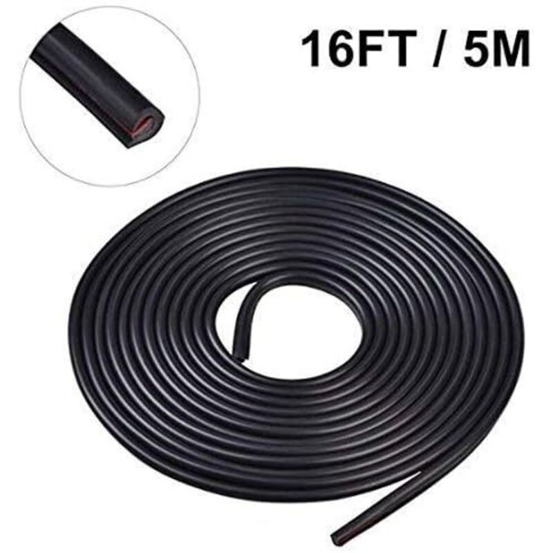 Car Door Protector Rubber Strip Door, 5M Car Door Edge Protector Door Strip Edge Strip Rubber Strip Anti-Scratch