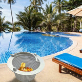 Universal Replacement Skimmer Basket Plastic Skimmers for Above Ground Pools No Handle - 45-Degree Angle