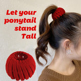 Magic Hair Clip Bird's Nest Zabernim Magic Hair Clip Bird's Nest Hair Clip Lazy Hair Clip Bird's Nest Flat Ponytail Lad - Side View