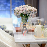 5-pack Transparent Acrylic Sign Acrylic Wedding Table Number with Stand Blank Arched Guest Name Table Number Holder