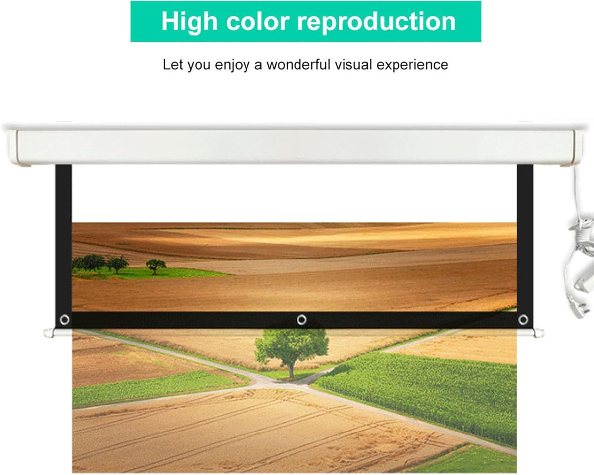60 Inch 84 Inch 100 Inch Projector Screen 16:9 Foldable Portable Projection Screen Movie Projector Screen for Home Theater Outdoor Indoor (100 Inch) 100 Inch