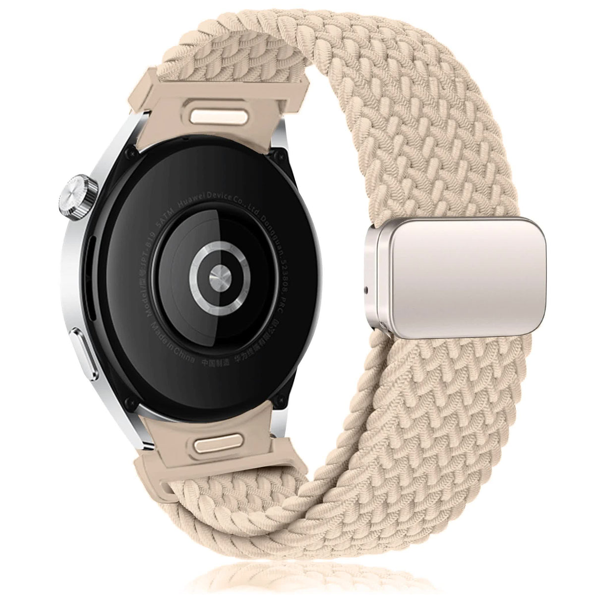 Braided Bracelet for Samsung Galaxy Watch 6 4 classic/5 Pro 45mm 47mm 43mm 44mm 40mm Magnetic Bracelet Without Gap Galaxy watch 6 band milk tea milk tea watch 5 40mm 44mm