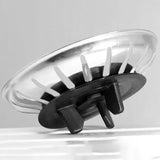 Plug for IKEA Kitchen Atlant / Domsjö / Strainer for Sink - Basket Valve - Front View