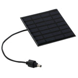Solar-powered water pump with fountain function – 16 cm panel - Front View