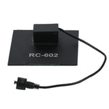 Solar-powered water pump with fountain function – 16 cm panel - Side View
