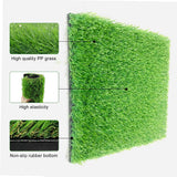 Casual Golf Game Set, 0.8x1.5M Golf Hitting Mat - Side View