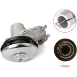 26mm/28mm Brushcutter Gearbox, Universal Brushcutter Gearbox for Grass Trimmer/Chainsaw (26mm, 7 Tooth Round) - Front View