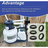 pcs 11412 Pool Filter Pump Washers L-ring Compatible with INTEX Sand Filter Pump Motor..DEBUNS