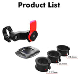 Quad-lock Out Front Bicycle Twist Mountain Cradle Telephone - Front View