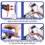 Quad-lock Out Front Bicycle Twist Mountain Cradle Telephone