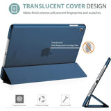 ProCase iPad 10.2 Case iPad 9th generation, hard back Blue - Top-Down View