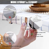10-pack Tablecloth Clips for Thick Outdoor Tables, Butterfly Tablecloth Clip for Indoor Picnic Tables, Heavy Duty Stainless Steel Clip for Party W - Side View
