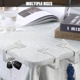 10-pack Tablecloth Clips for Thick Outdoor Tables, Butterfly Tablecloth Clip for Indoor Picnic Tables, Heavy Duty Stainless Steel Clip for Party W
