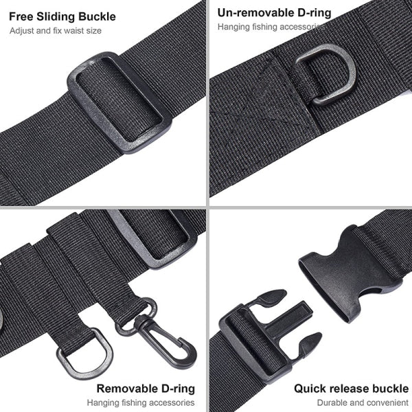 Adjustable Waist Rod Holder Portable Carp Fishing Rod Inserter