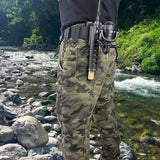 Adjustable Waist Rod Holder Portable Carp Fishing Rod Inserter - 45-Degree Angle