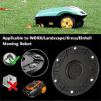 RSD-01 Compatible for WORX / Landxcape / Kress / Einhell Lawn Mower ABS 6-Blade Cutter Head Turntable