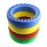 For Xiaomi electric scooter color solid tire multi-color honeycomb tire hollow airless tire M365 explosion-proof solid tire green