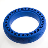 For Xiaomi electric scooter color solid tire multi-color honeycomb tire hollow airless tire M365 explosion-proof solid tire green