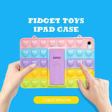 Case for iPad Air 2/iPad 6/ Pro 9.7\" Cartoon Funny Kawaii Cute Silicone Fun Cover Stylish Fashion Unique Design Fidget for Kids Case
