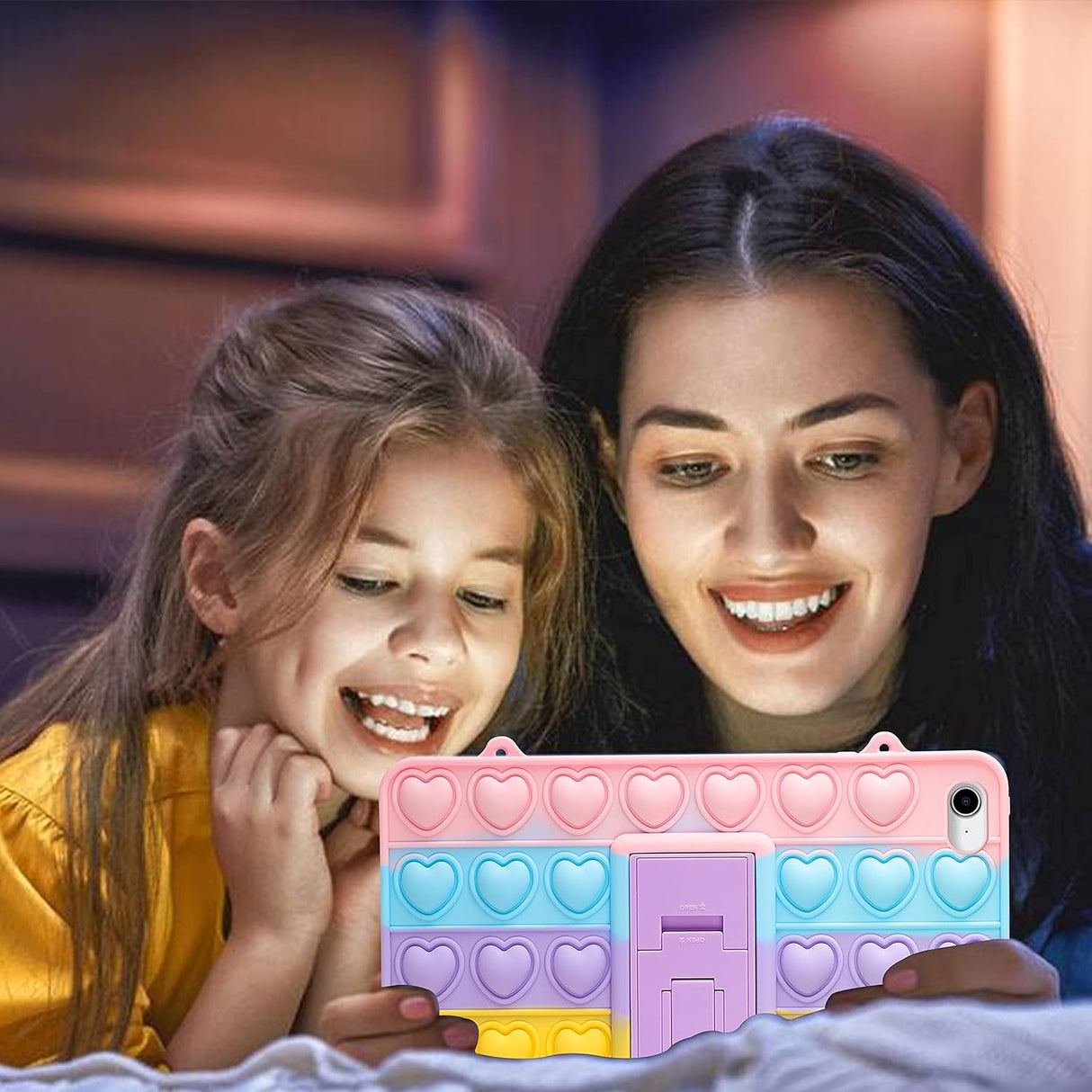 Case for iPad Air 2/iPad 6/ Pro 9.7\" Cartoon Funny Kawaii Cute Silicone Fun Cover Stylish Fashion Unique Design Fidget for Kids Case