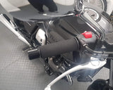 2-pack motorcycle anti-vibration handle covers Inner diameter: 31mm (applicable range: 3.17-3.68 cm) Comfort foam non-slip for all handles - Top-Down View