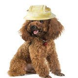 Dog fleece hat Adjustable dog Outdoor port UV protection Hat cap qd best Light blue S Light blue S - Side View