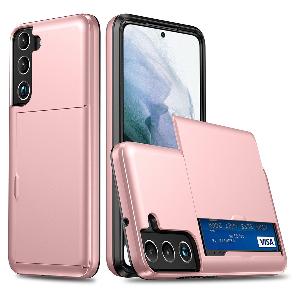 Samsung Galaxy S22 Case Card Slot Rose Gold
