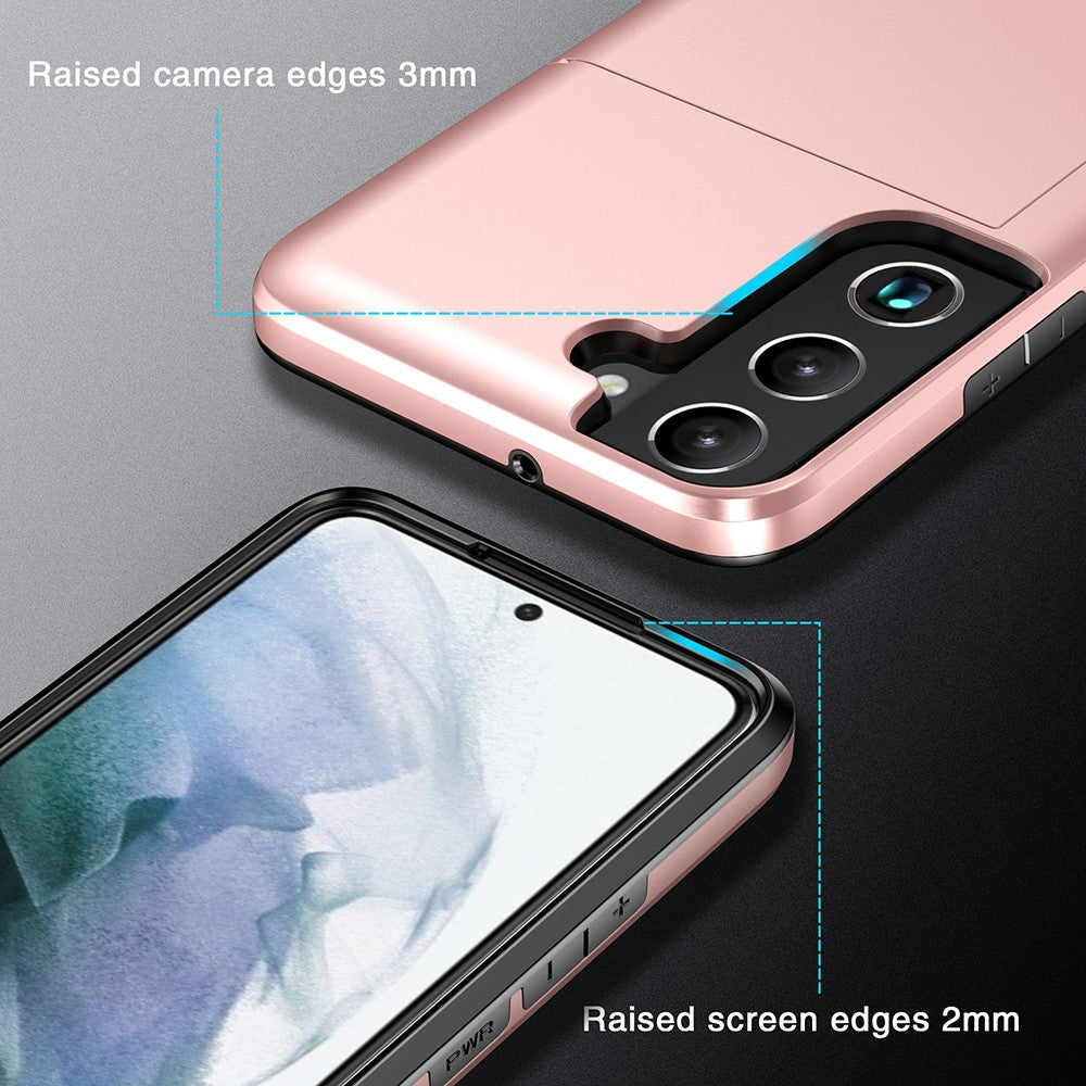 Samsung Galaxy S22 Case Card Slot Rose Gold