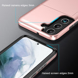 Samsung Galaxy S22 Case Card Slot Rose Gold