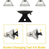 GU10 50W Incandescent Bulbs, GU10 Halogen Bulbs, AC 220V 50W Spot Light, GU10 Halogen 2-Pin Halogen Bulbs 35° Beam Angle 2700K, 6-pack - Front View