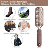 Pedicure Foot File Hard Skin Remover - Large Foot Rasp Colossal Foot Scrub Professional Stainless Steel Hard File for Wet and Dry Feet
