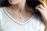 Sterling Silver Cat Necklace for Women and Girls - Cat Jewelry for Women - Cat Accessories for Women - Cat Lovers - Front View