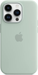 Apple Silicone Case with MagSafe Compatible for iPhone 14 Pro - Front View