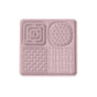 Pet Lick Mat, Food Bowl Pink (Square)