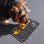 Pet Lick Mat, Food Bowl Pink (Square)