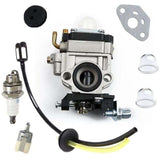 Carburetor for Kawasaki Th23 Th26 Th34 23cc 25cc 26cc Spark Plug Kit Gift from G,DEBUNS - Front View
