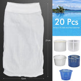 20pcs Pool Skimmer Socks, Pool Filter Socks for Above Ground Pool Skimmer to Catch Leaves, Protect the Pool and Clean It - Front View