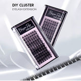 DIY Eyelash Extension Individual Cluster False Eyelashes Transplantation False - 45-Degree Angle