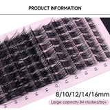 DIY Eyelash Extension Individual Cluster False Eyelashes Transplantation False - Extra Image