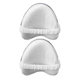 pcs Knee Pad Covers Elastic Band With Zipper Leg Pad Covers Soft Breathable - Front View
