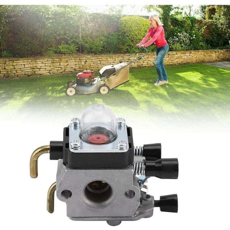 STIHL FS55 FS55R FS55RC FS38 KM55 HL55 KM55R Carburetor Kit with Air Filter, Fuel Pump Kit, Spark Plug - Compatible with STIHL