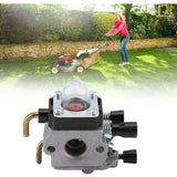 STIHL FS55 FS55R FS55RC FS38 KM55 HL55 KM55R Carburetor Kit with Air Filter, Fuel Pump Kit, Spark Plug - Compatible with STIHL - Front View