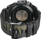 26mm Military Nylon Strap for GARMIN Fenix 7X Pro / 6X Soft Durable Replacement Strap Army Green Army green