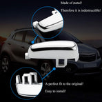 Alloy Handbrake Button with Spring for Opel Mokka 2012-2018