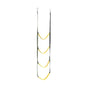 4-step rope ladder for boat, boat rope ladder extension, foldable auxiliary ladder for boat, swim ladder for sailboat, kayak - Perfet