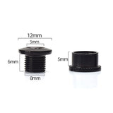 5-speed chainring mounting plate bolt nut chainring road bike parts black