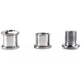 5-speed chainring mounting plate bolt nut chainring road bike parts black - Front View