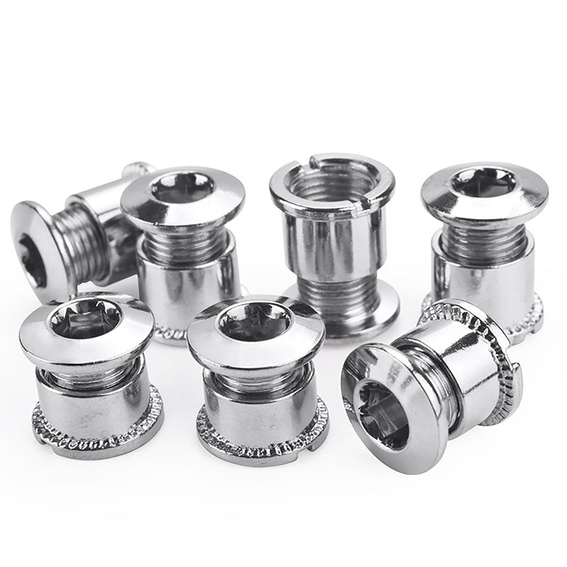 5-speed chainring mounting plate bolt nut chainring road bike parts black